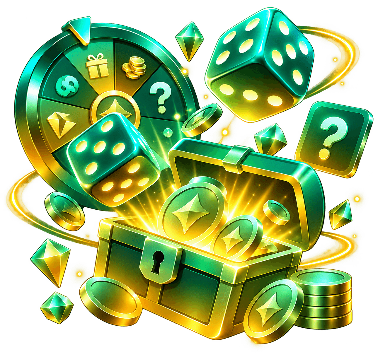 UIGame dice and prize chest